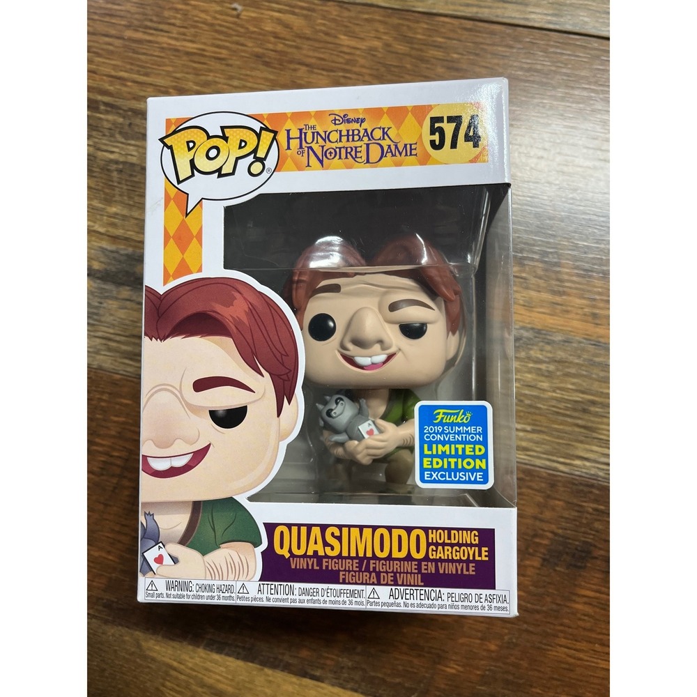 Funko Pop Quasimodo Holding Gargoyle #574 2019 Summer Convention Exclusive